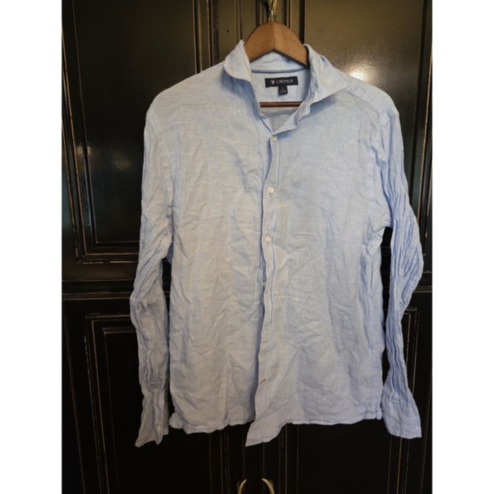 Cremieux‎ Blue 100% Linen Large LSBU, Summer, Easter, Beach